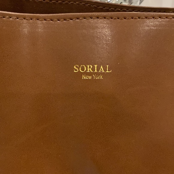 Sorial New York Cognac Tan Tote Bag - Picture 2 of 8